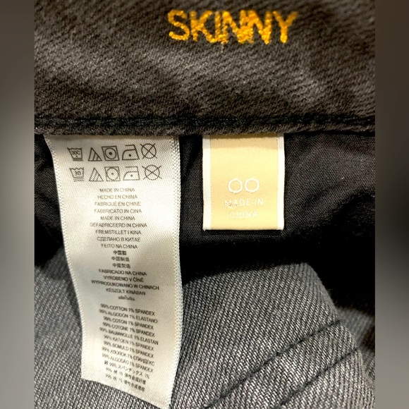 Cool Black Skinny Michael Kors Jeans size 00 - Picture 4 of 4